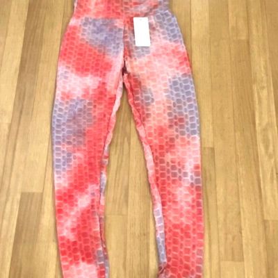 YUNA FASHION Scrunch Butt Mermaid Scales Leggings Size S/M